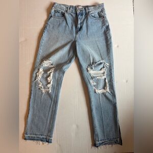 Cello Distressed Blue Women's Jeans